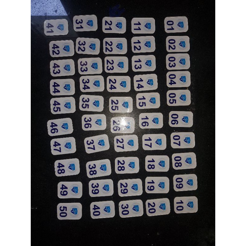 Thẻ số mica  thẻ giữ xe thẻ để bàn 0908312467