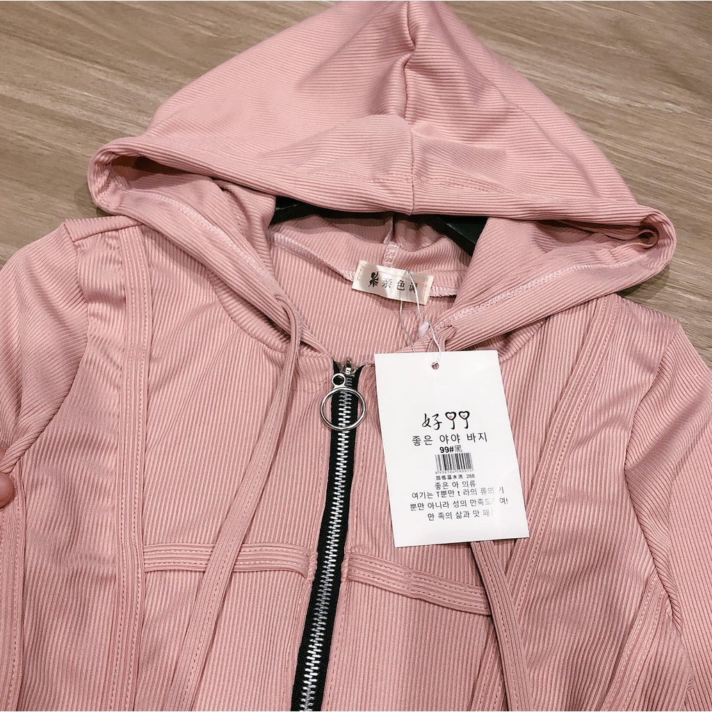 ÁO khoác tăm mềm mũ 6 màu