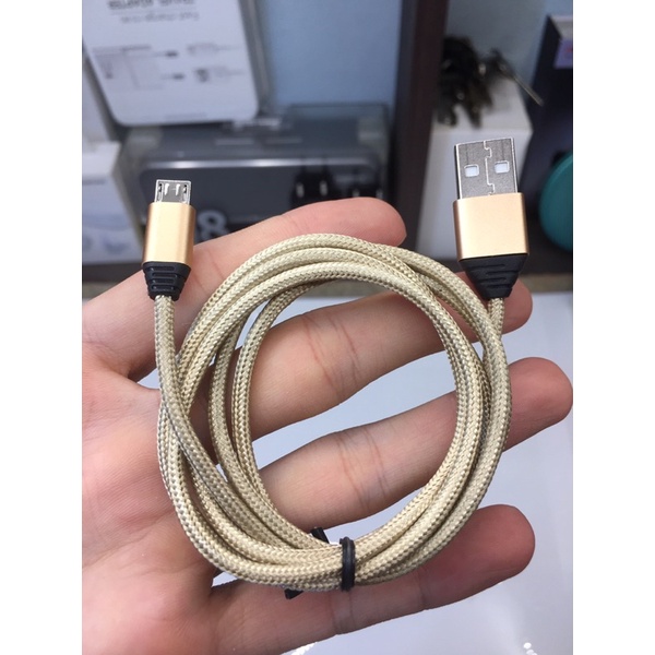 CÁP ROCK SPACE M5 MICRO 1M RCB0510 - Hỗ Trợ Sạc Nhanh 2A