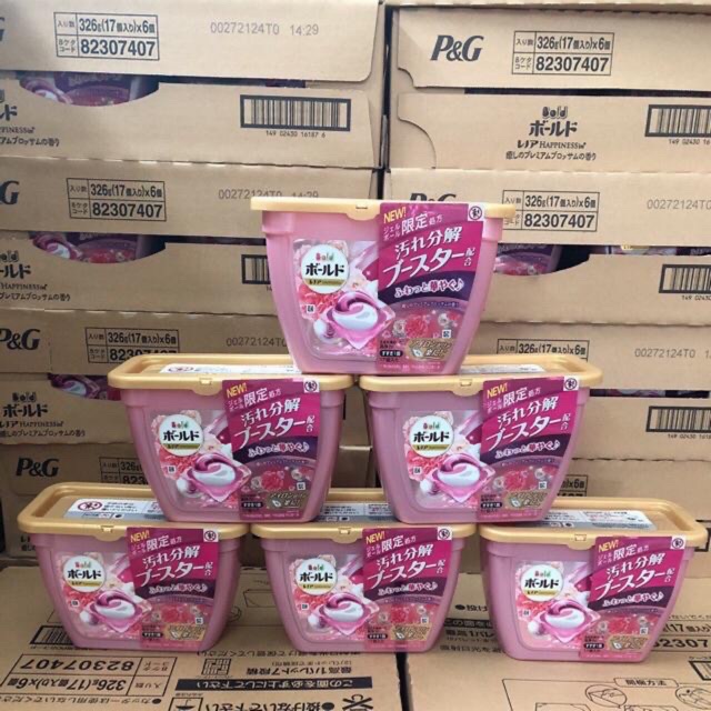 [ HỘP/CHAI/TÚI/VIÊN ] GIẶT XẢ BOLD 17 VIÊN P&amp;G Nhật Bản.