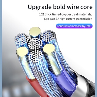 Quick Charge 90 Degree Elbow Magnetic Cable 3A Fast Charging Micro USB Type C Cable USB-C Cable