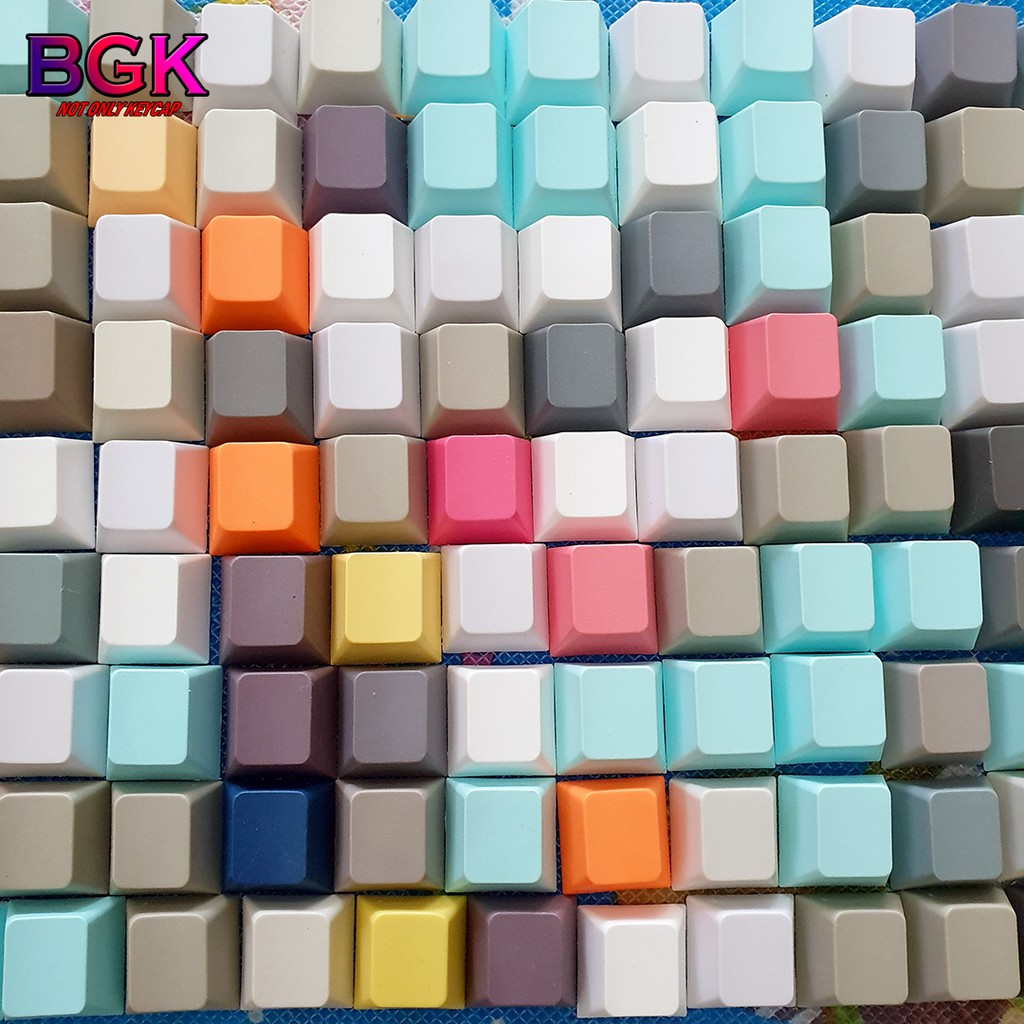 Keycap Lẻ 1U CHERRY Profile Blank trống Chất liệu PBT nhiều màu