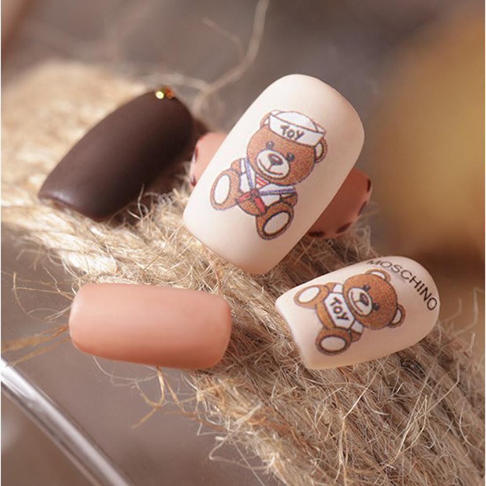 Miếng Dán Họa Tiết Dập Nổi 3D Nhiều Màu Dễ Thương Dùng Trang Trí Móng Tay DIY