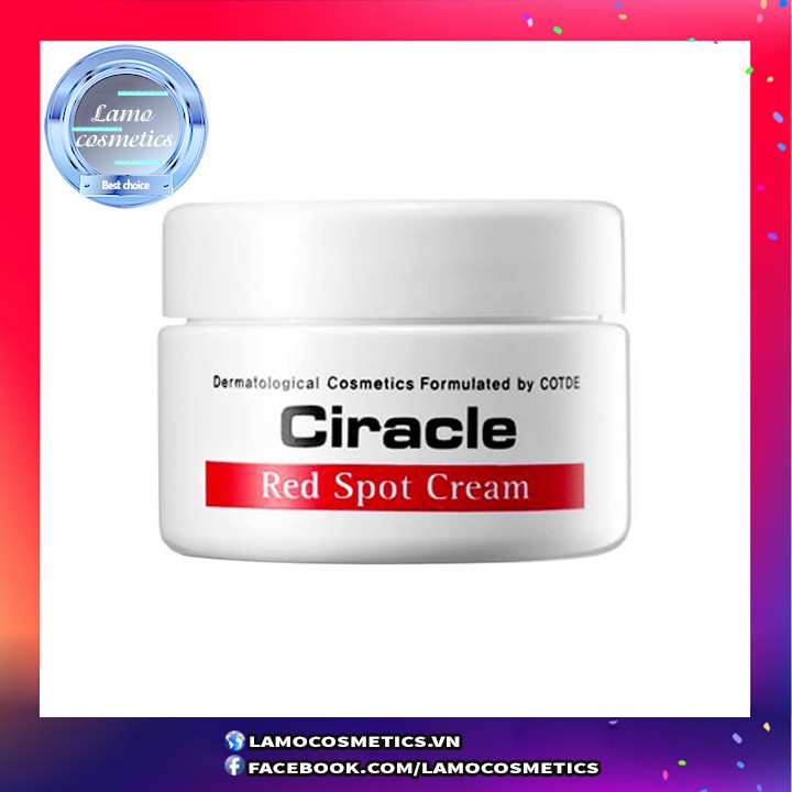 Kem Giảm Mụn Sưng Đỏ Ciracle Red Spot Cream Chính Hãng 100%