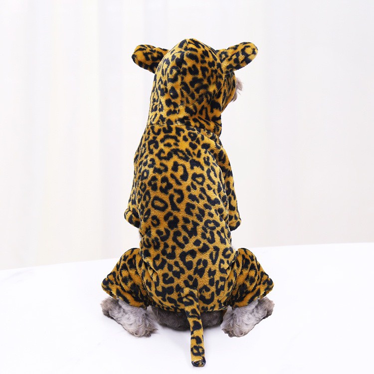 Áo hoá trang cho thú cưng hình báo đốm - Áo cosplay cho thú cưng 4 chân ngộ nghĩnh