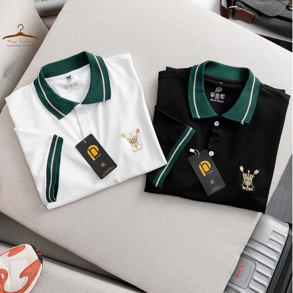 Áo thun POLO nam cổ bẻ Cotton cao cấp Logo thêu thời trang lịch lãm