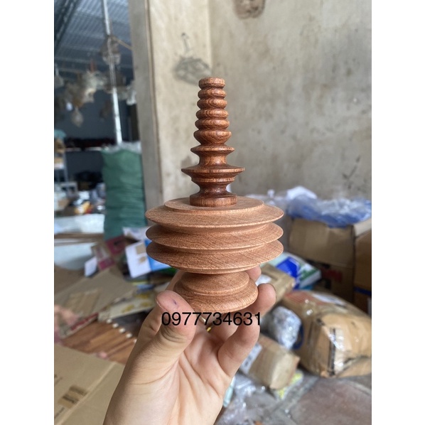 Nậm lồng chim chào mào chất liệu gỗ hương cao cấp