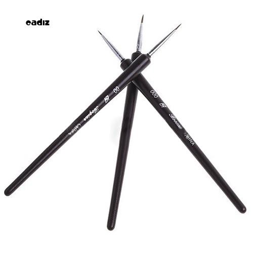 Bộ 3 cọ vẽ trang trí móng tay chuyên nghiệp