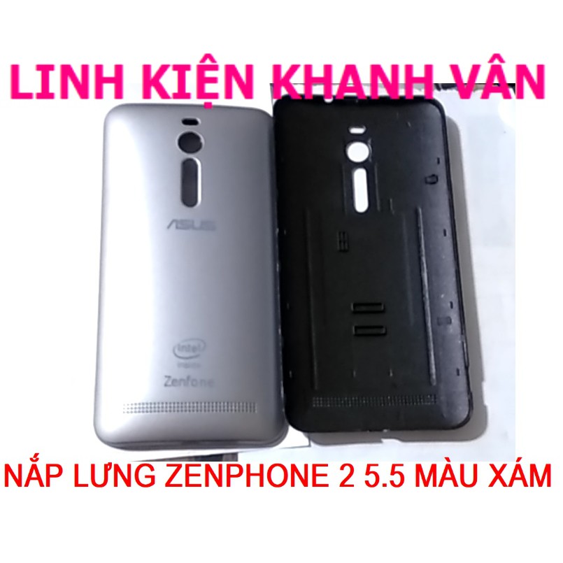 NẮP LƯNG ZENPHONE 2 5.5 MÀU XÁM