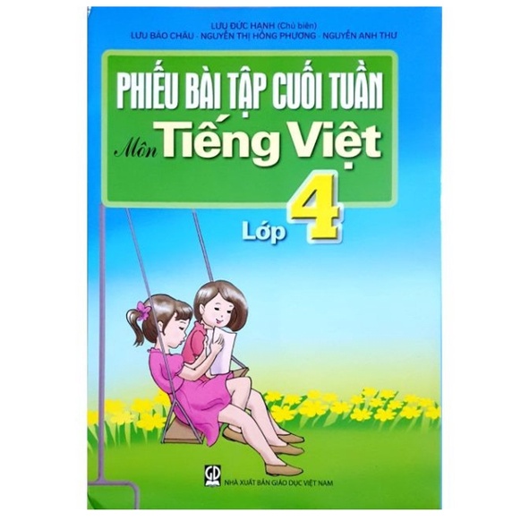 Sách - Combo Phiếu Bài Tập Cuối Tuần Lớp 4 (Toán + Tiếng Việt)