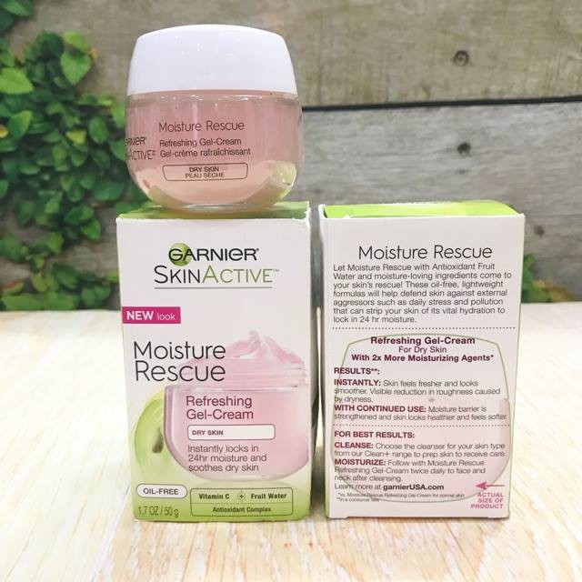 Gel Dưỡng Ẩm Cấp Nước Da Khô Garnier Moisture Rescue Refreshing Gel Cream