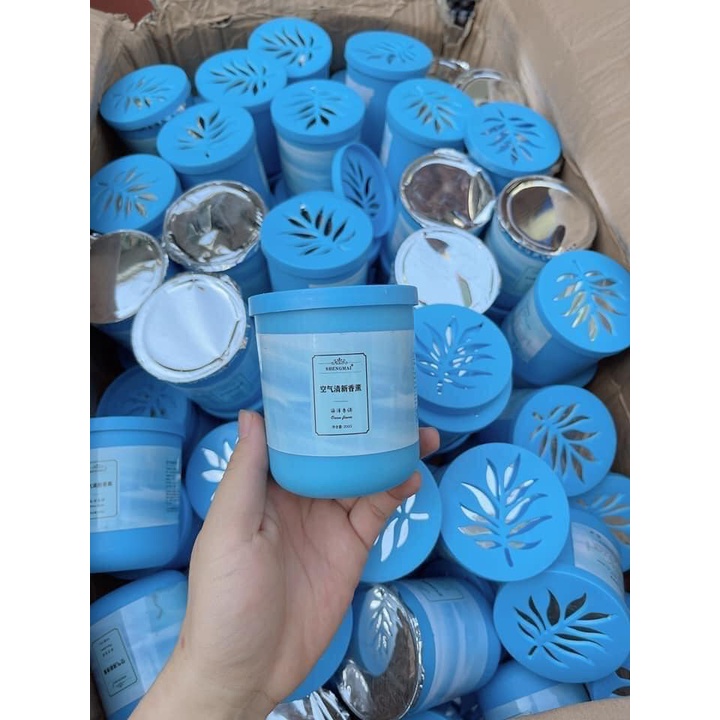 Sáp thơm phòng khử mùi phòng ngủ nhà vệ sinh toilet, ô tô với 5 mùi hương tự nhiên 190g siêu tiện lợi
