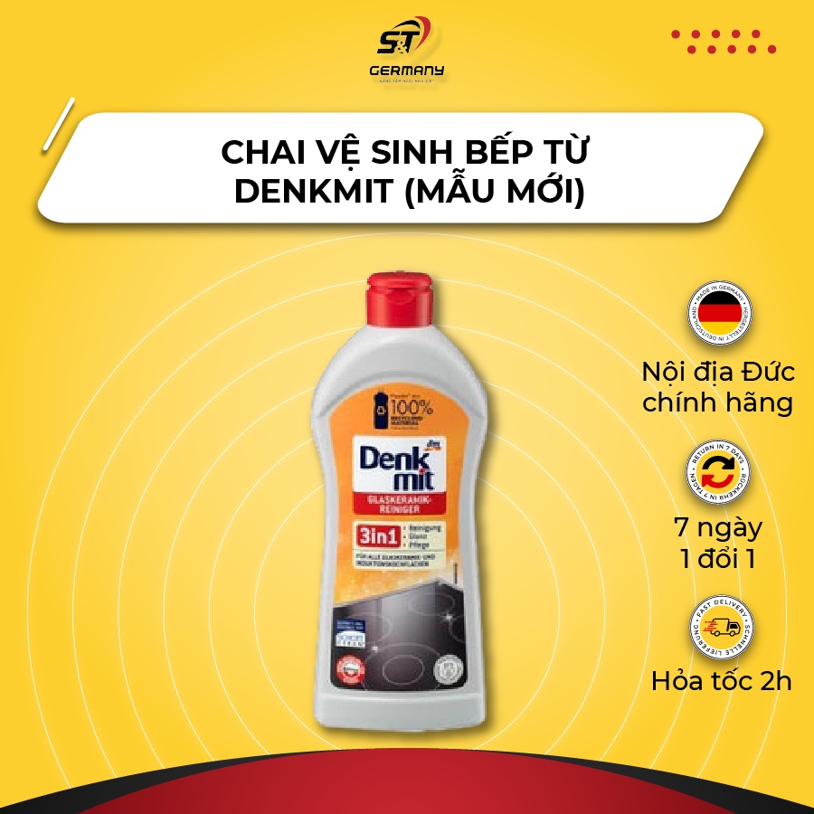 Chai Vệ Sinh Bếp Từ Nội Địa Đức Denkmit Chính Hãng Làm Sạch Cực Nhanh Hiệu Quả GermanySnT 540023
