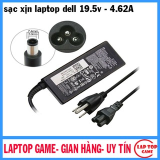Sạc Laptop Dell 19.5V-4.62Asạc zin loại cao cấp bán theo máy mới,