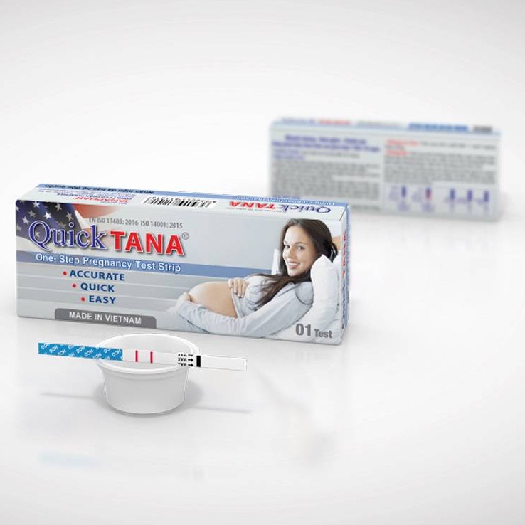Que Thử Thai Sớm Quicktana TANAPHAR 5mm Chính Xác Test Nhanh 2 Vạch Sớm Hiệu Quả