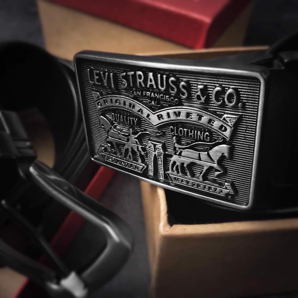 Thắt Lưng Nam Cao Cấp Levi's Da Thật Hàng Limited
