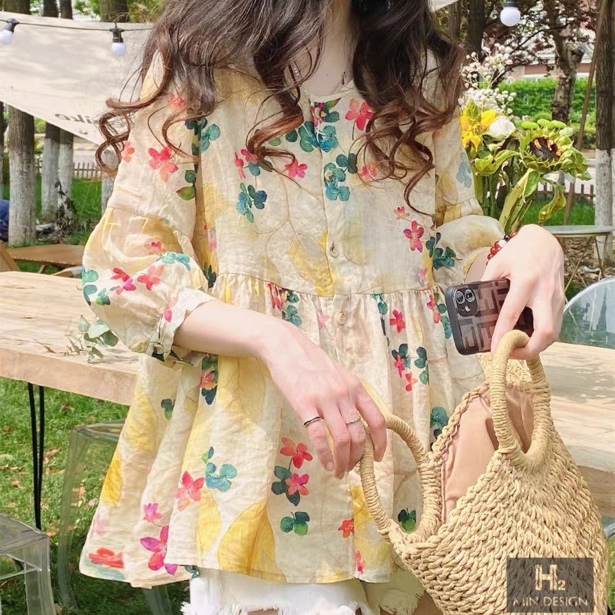 Áo Bánh Bèo Hoa Nhí Zara HotHit | BigBuy360 - bigbuy360.vn