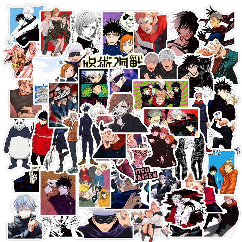 ❉ Jujutsu Kaisen - Series 02 Anime Yuji Itadori Stickers ❉ 50Pcs/Set Waterproof DIY Fashion Decals Doodle Stickers