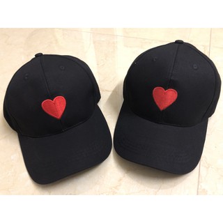 nón kết mũ lưỡi trai thêu trái tim nam nữ cặp đôi couple