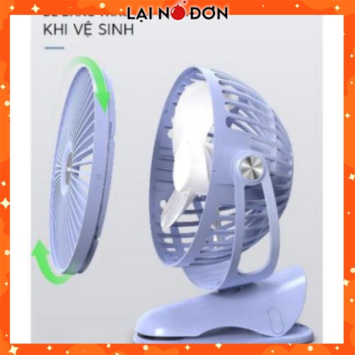 [Hàng Chính Hãng ] Quạt tích điện để bàn Mini Yoobao Y-F04 MAX xoay 360 độ 10000 mAh - Có thể kẹp cạnh bàn,xe đẩy | BigBuy360 - bigbuy360.vn