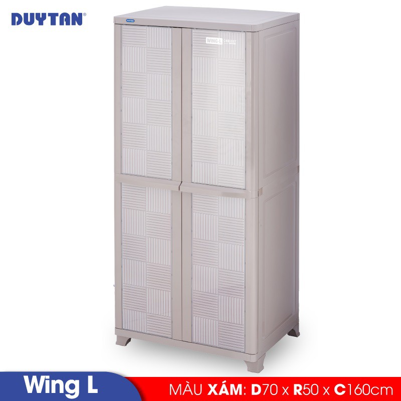 Tủ Nhựa Duy Tân Wing L 2 cửa 01231 (Nhiều Màu)