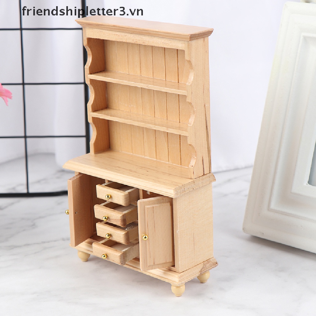 Tủ Gỗ Tỉ Lệ 1: 12 Xinh Xắn Dành Cho Búp Bê