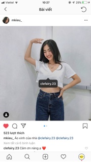 ( CLIP + ẢNH THẬT 100%) Áo Croptop Cổ V - ViVi Croptop