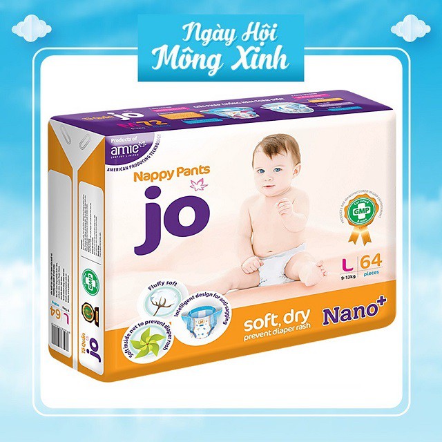 Tã Quần Jo Size XL56 (12kg đến 17kg)