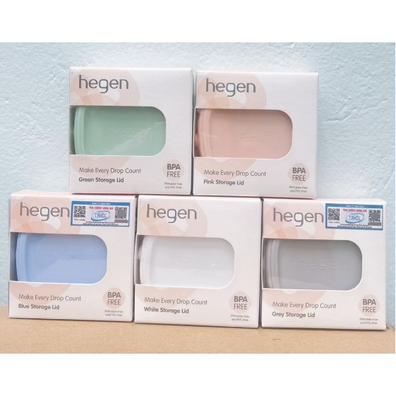 Nắp trữ sữa hegen, nắp đậy bình sữa hegen chính hãng
