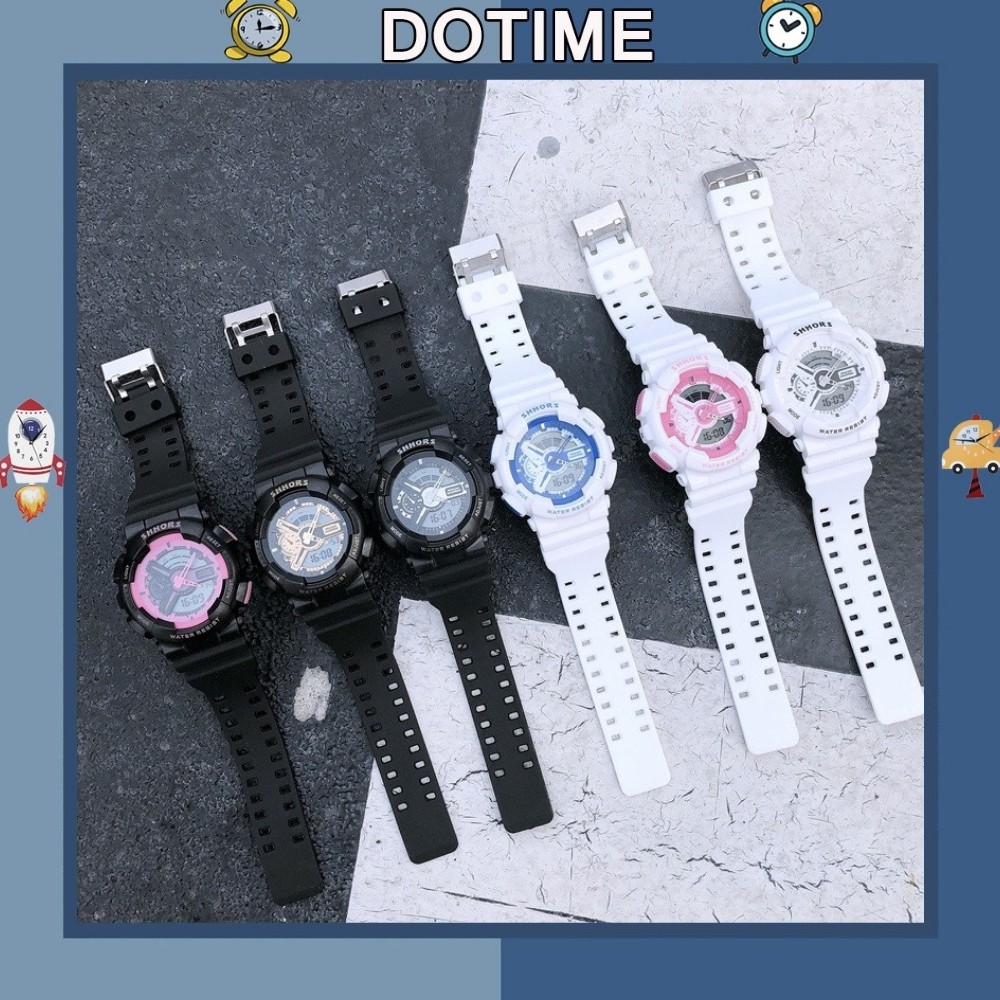 Đồng hồ thể thao Dotime nam nữ đeo tay thời trang phong cách cá tính ZO68