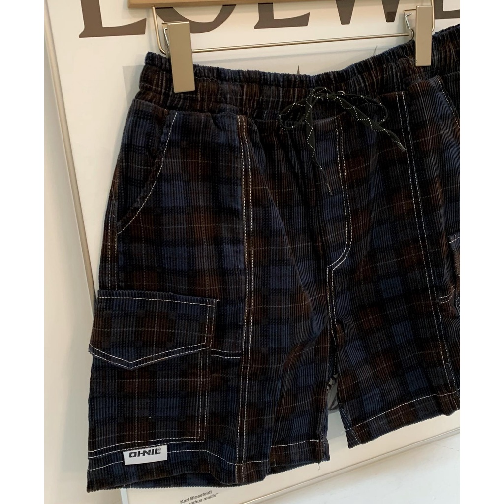 Quần Short Chỉ Đột Caro Ohnil