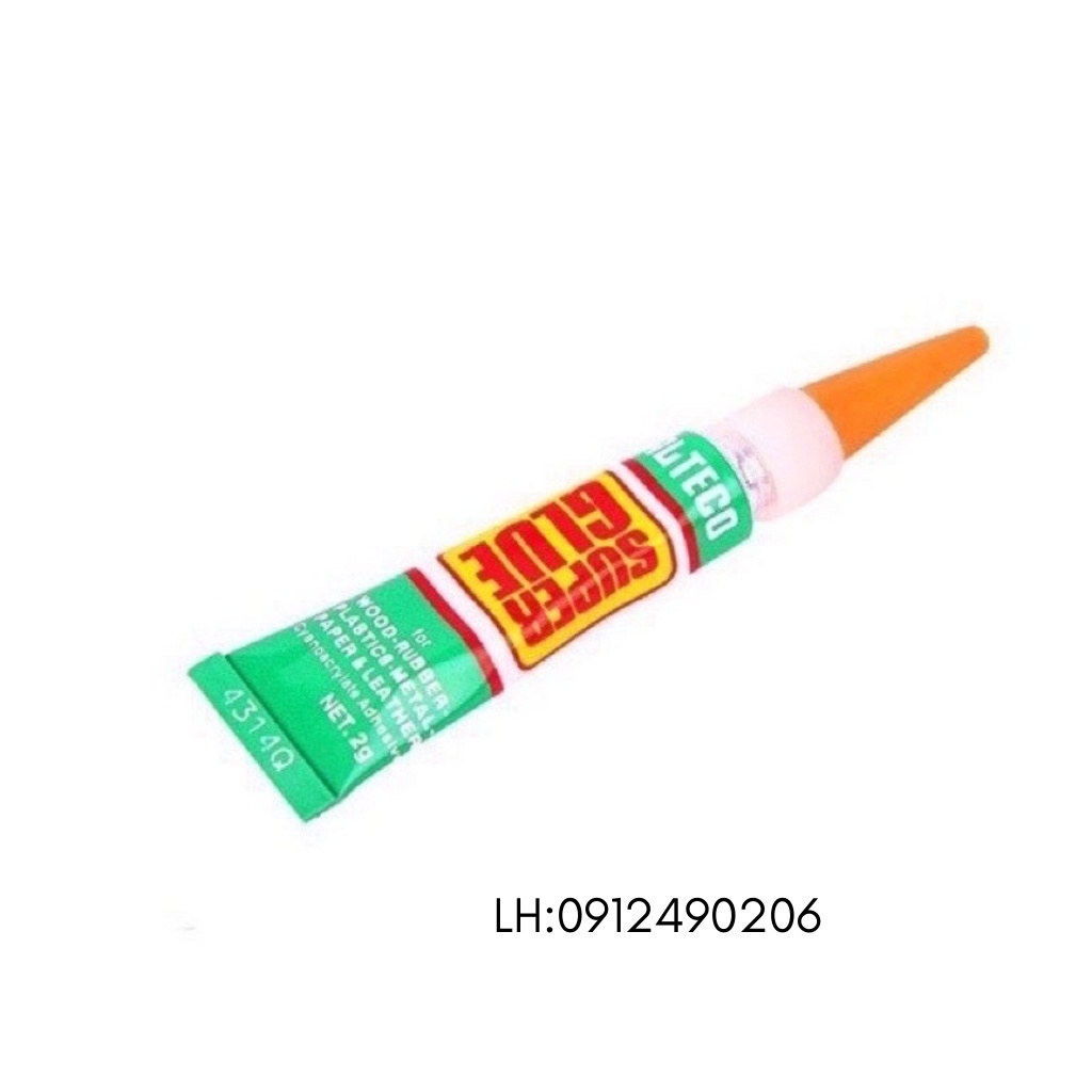 Keo Dán Siêu Dính SUPER GLUE Chính Hãng 100% PANSACO Thuận Tiện Xử Lý Giày Dép Hư Hỏng Siêu Nhanh, Cực Dính