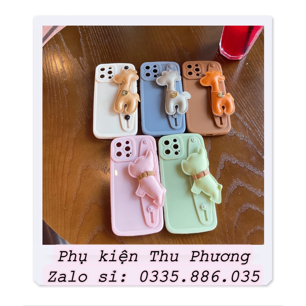 ỐP LƯNG IPHONE XỎ TAY GẮN THÚ SIÊU XINH