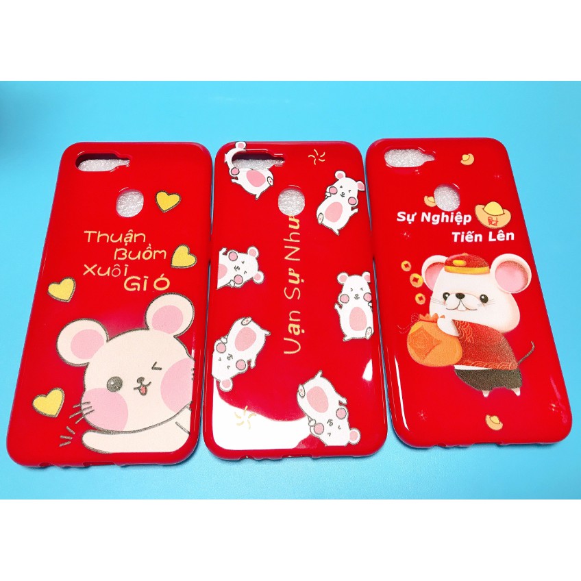 Ốp Lưng IPhone, OPPO, Ốp Chuột Case TPU Màu Đỏ Chống Va Đập, Bảo Vệ Điện Thoại - thegioisilevip