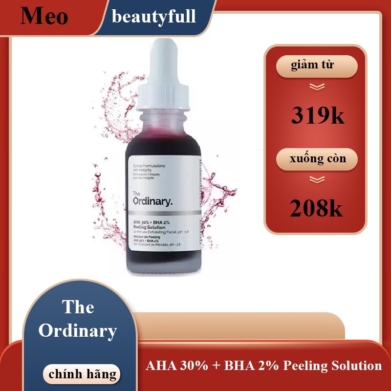 Serum The Ordinary AHA 30% + BHA 2% Peeling Solution 30ml