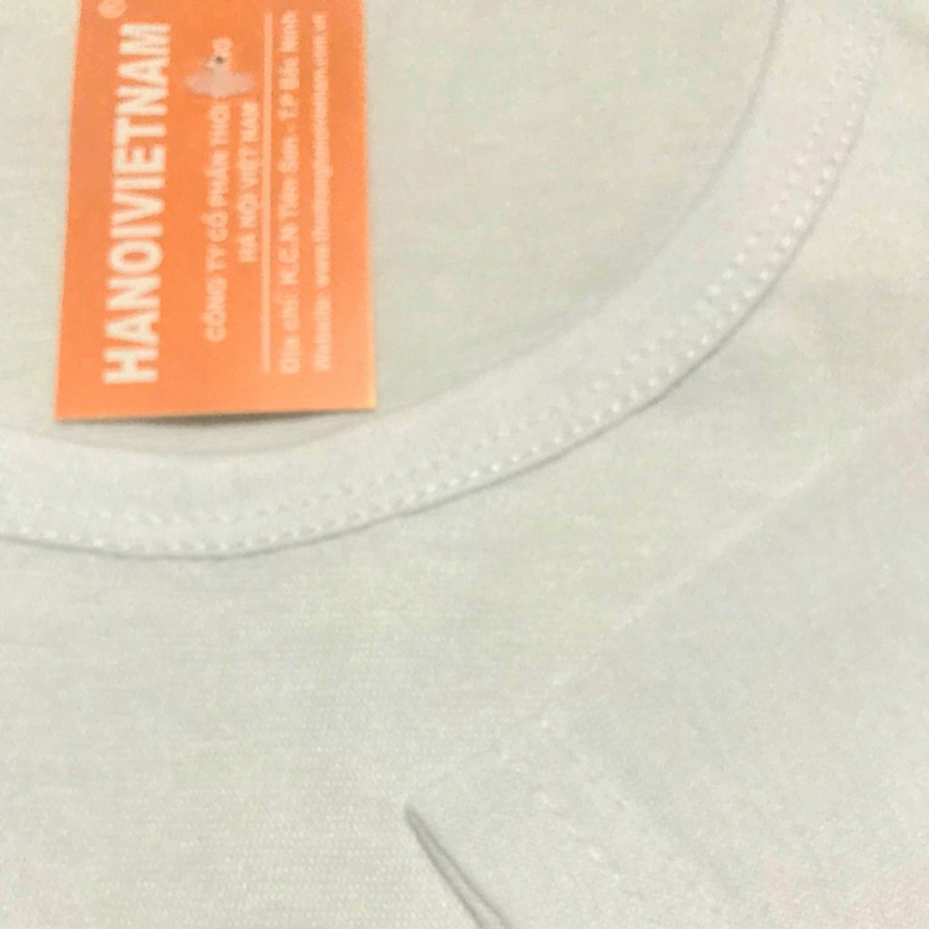 Aó thun Lót Nam HANOIVIETNAM Đông Xuân 3 lỗ Cộc Tay Cổ Tròn mỏng mát áo lót nam mặc tập gym tập thể thao