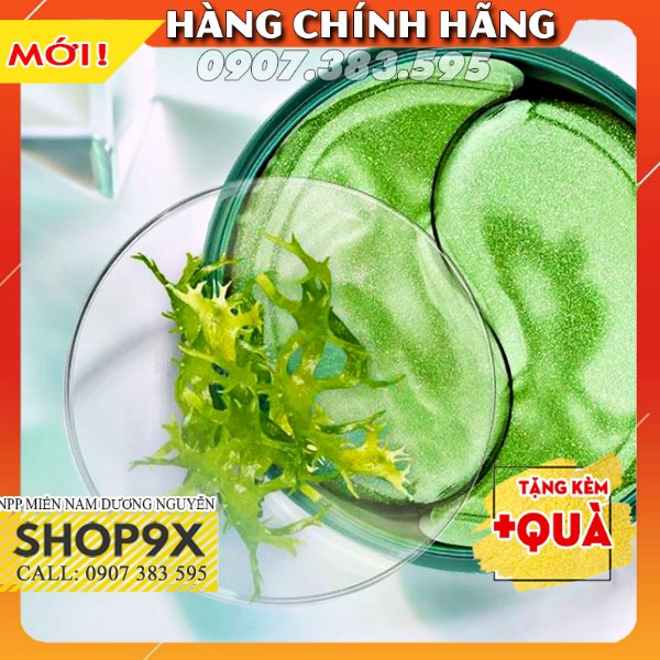 Hộp 60 Miếng Mặt Nạ Mắt Trà Xanh Tảo Biển Giảm Thâm Quầng Bọng Mắt | BigBuy360 - bigbuy360.vn