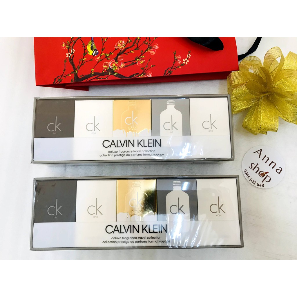 Set nước hoa mini nam Calvin Klein [5 chai x 10ml]