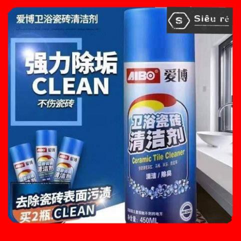 Chai Xịt Tẩy Đa Năng AIBO 450ML Vệ Sinh Sàn Nhà , Gạch Men Siêu Sáng (MS2937)