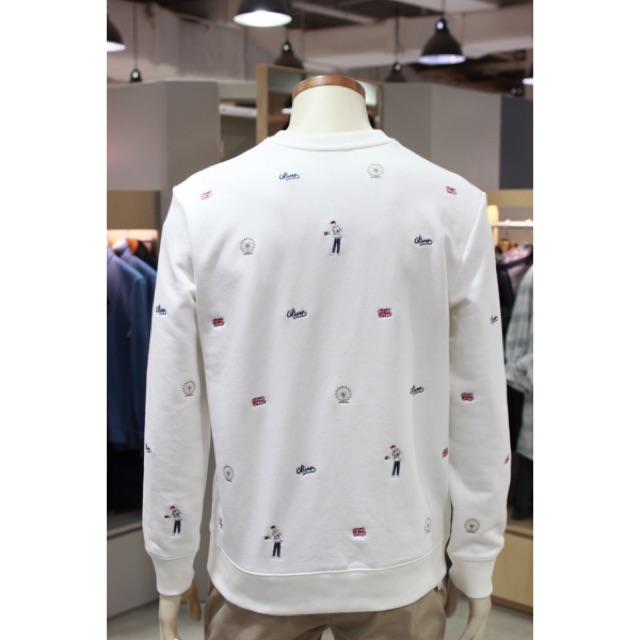 Áo nỉ xuất hàn thêu chữ