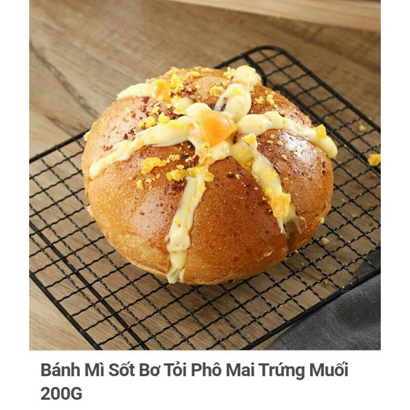 Bánh Mì Sốt Bơ Tỏi Phô Mai Trứng Muối200G