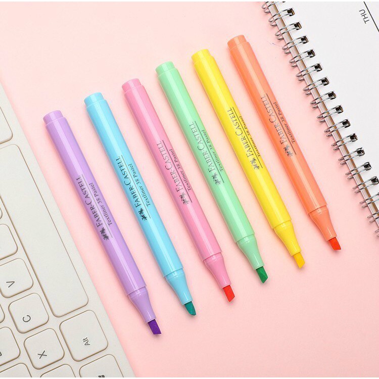 Bút Dạ Quang Đánh Dấu Faber-Castell Highlighter/Textliner 38 Pastel &  Fluorescent [] | Shopee Việt Nam