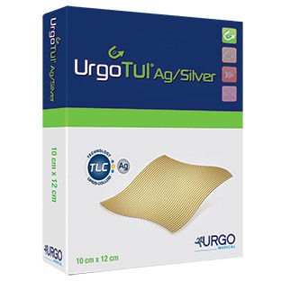 URGOTUL AG SILVER 1 miếng - Gạc chống dính tẩm BẠC nhanh lành vết thương