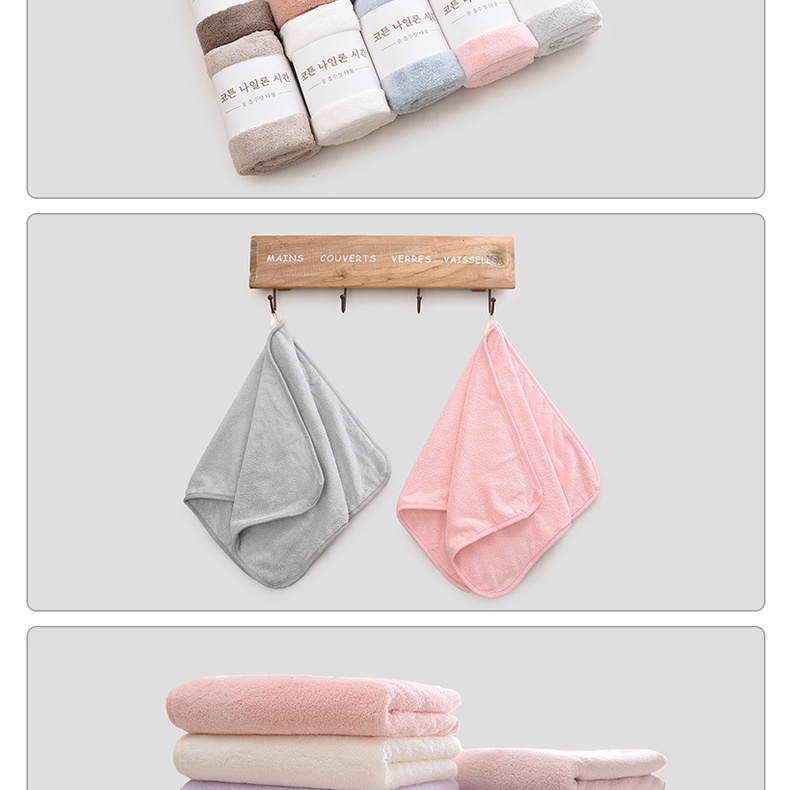 Khăn Tắm Hàn Quốc Cao Cấp, Khăn Tắm Cho Bé Mịn Không Bị Xù Lông - Darling Home
