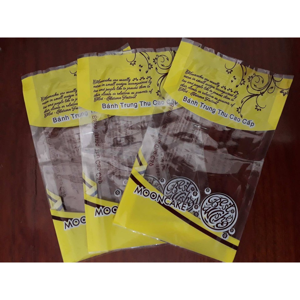 10 cái Túi ép bánh trung thu 50g-75g-100g-125g ⚡ HÀNG LOẠI 1 ⚡ 10 cái túi đựng bánh trung thu