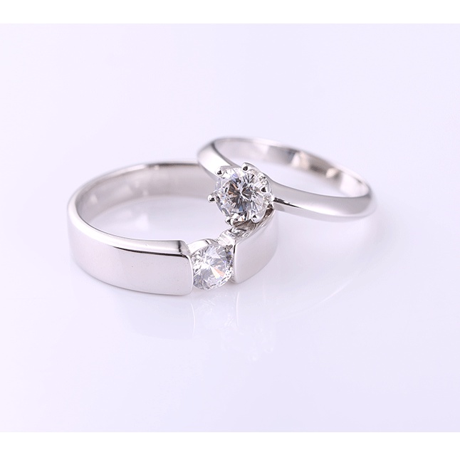 Nhẫn đôi Bạc Hiểu Minh NC124