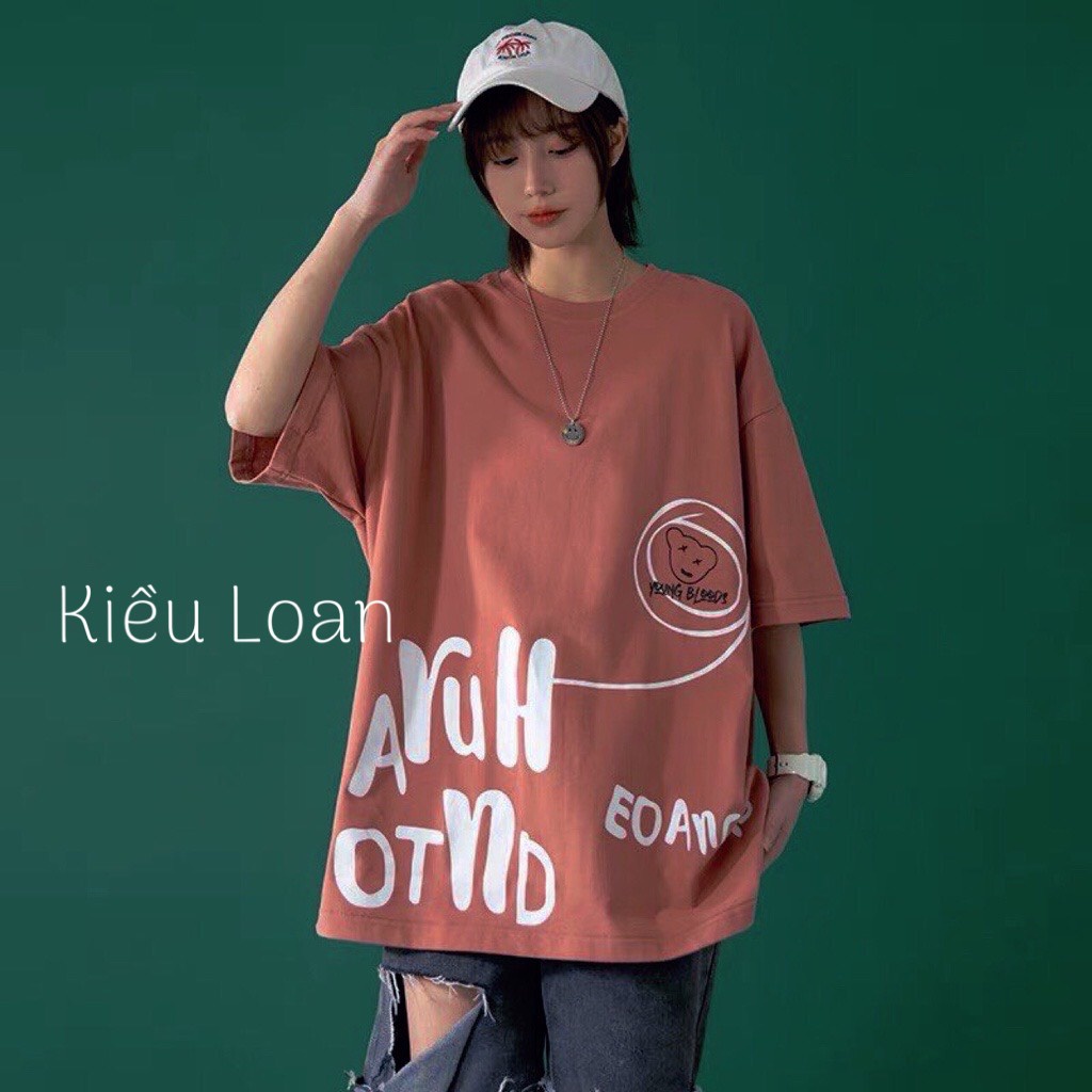 Áo Thun Áo Phông Tay Lỡ Nam Nữ From rộng {AYUH} KL Unisex