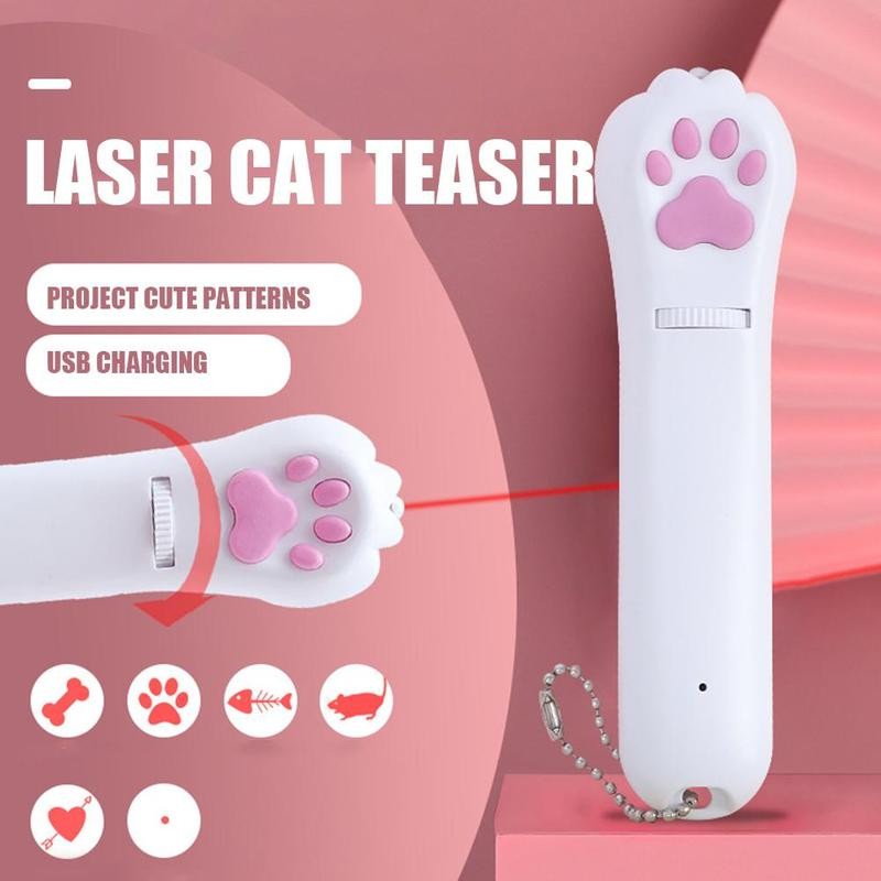 Đèn LED Chiếu Laser Cổng Sạc USB Cho Mèo