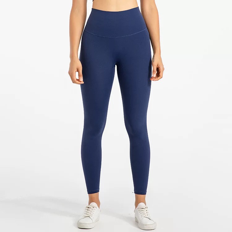 Quần legging thể thao Hoppe Fumeng màu trơn thời trang cho nữ