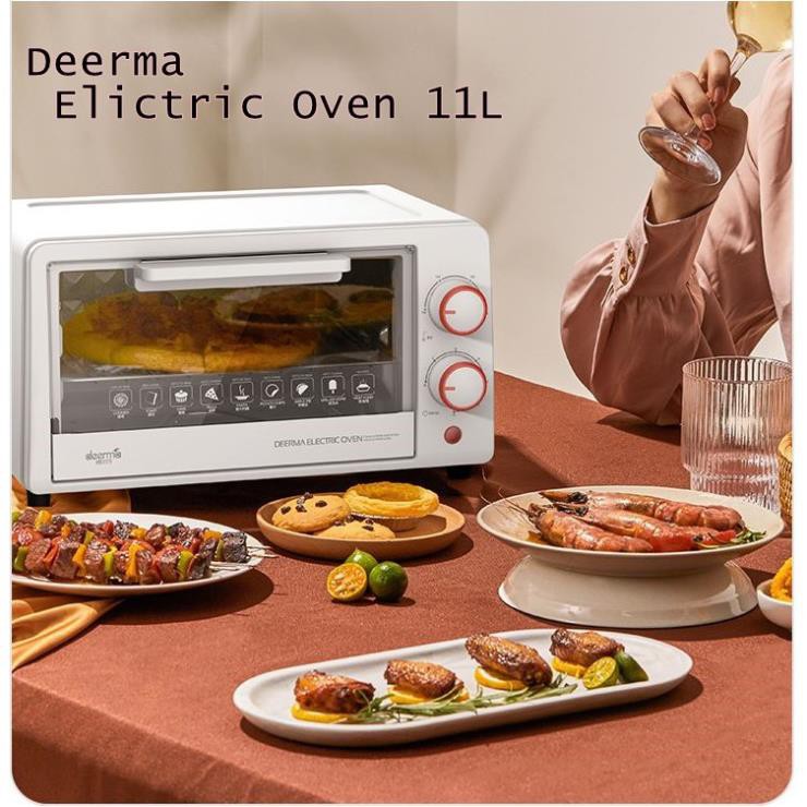 Lò nướng Mini Deerma Electric Oven 11L cao cấp Hàn Quốc